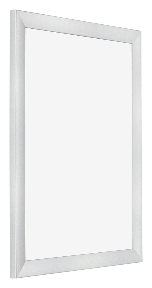 Marco de Fotos 40x55cm Plateado Negro Barrido MDF Pisa Delantera Oblicuo | Yourdecoration.es