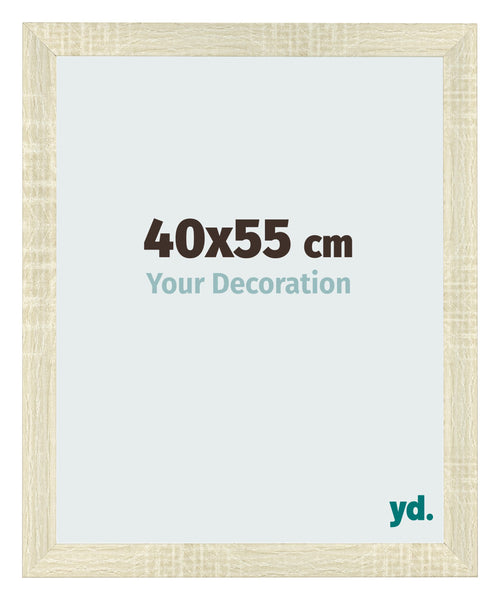 Marco de Fotos 40x55cm Roble Sonoma MDF Pisa Delantera Tamano | Yourdecoration.es