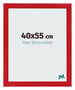Marco de Fotos 40x55cm Rojo MDF Pisa Delantera Tamano | Yourdecoration.es
