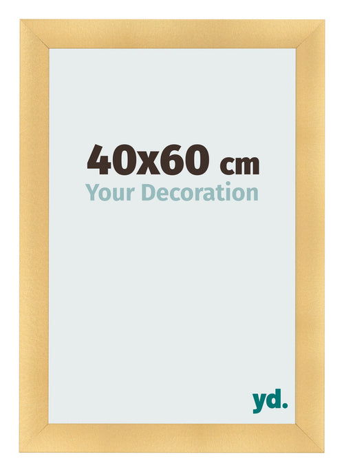 Marco de Fotos 40x60cm Dorado Vintage MDF Pisa Delantera Tamano | Yourdecoration.es