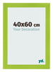Marco de Fotos 40x60cm Verde MDF Pisa Delantera Tamano | Yourdecoration.es