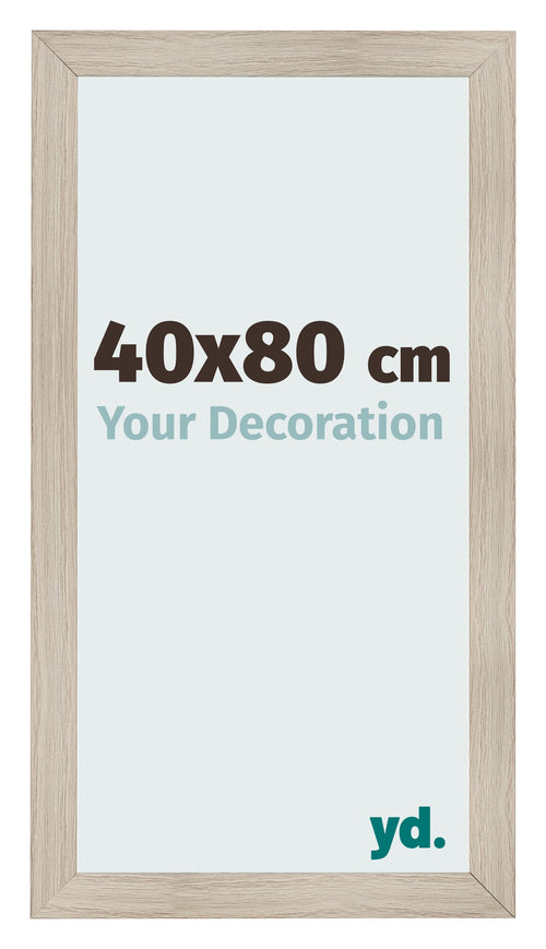 Marco de Fotos 40x80cm Roble Rustico MDF Pisa Delantera Tamano | Yourdecoration.es