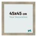 Marco de Fotos 45x45cm Dorado Vintage MDF Pisa Delantera Tamano | Yourdecoration.es