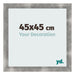 Marco de Fotos 45x45cm Metal Vintage MDF Pisa Delantera Tamano | Yourdecoration.es