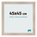 Marco de Fotos 45x45cm Roble Rustico MDF Pisa Delantera Tamano | Yourdecoration.es