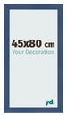 Marco de Fotos 45x80cm Azul Oscuro Barrido MDF Pisa Delantera Tamano | Yourdecoration.es