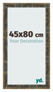 Marco de Fotos 45x80cm Azul Y Dorado Fusionado MDF Pisa Delantera Tamano | Yourdecoration.es