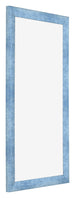 Marco de Fotos 45x80cm Claro Azul Barrido MDF Pisa Delantera Oblicuo | Yourdecoration.es