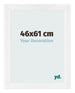 Marco de Fotos 46x61cm Blanco Vintage MDF Pisa Delantera Tamano | Yourdecoration.es
