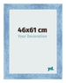 Marco de Fotos 46x61cm Claro Azul Barrido MDF Pisa Delantera Tamano | Yourdecoration.es