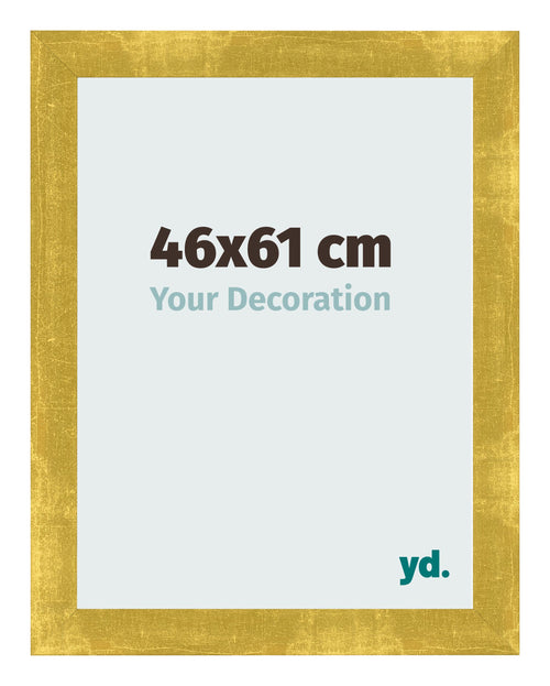 Marco de Fotos 46x61cm Dorado Vintage MDF Pisa Delantera Tamano | Yourdecoration.es
