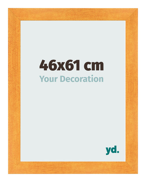 Marco de Fotos 46x61cm Naranja MDF Pisa Delantera Tamano | Yourdecoration.es