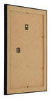 Marco de Fotos 46x61cm Negro Plateado Pulido MDF Pisa Trasera Oblicuo | Yourdecoration.es