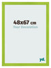 Marco de Fotos 48x67cm Verde MDF Pisa Delantera Tamano | Yourdecoration.es