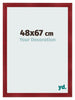 Marco de Fotos 48x67cm Vino Tinto Barrido MDF Pisa Delantera Tamano | Yourdecoration.es