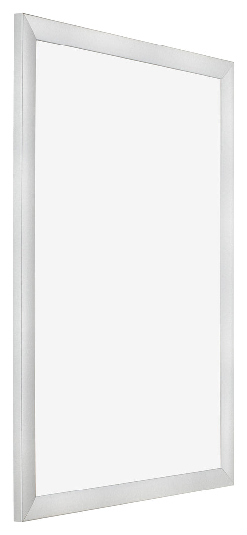 Marco de Fotos 48x68cm Plateado Negro Barrido MDF Pisa Delantera Oblicuo | Yourdecoration.es