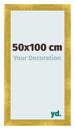 Marco de Fotos 50x100cm Dorado Vintage MDF Pisa Delantera Tamano | Yourdecoration.es