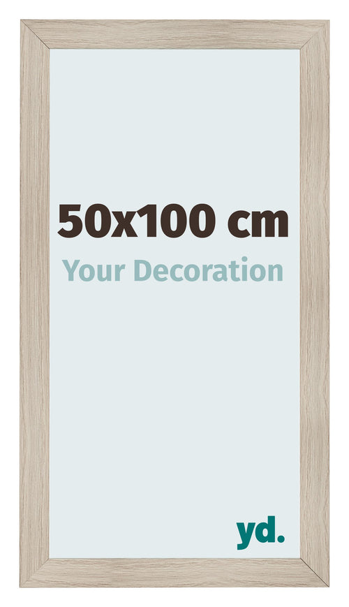 Marco de Fotos 50x100cm Roble Rustico MDF Pisa Delantera Tamano | Yourdecoration.es