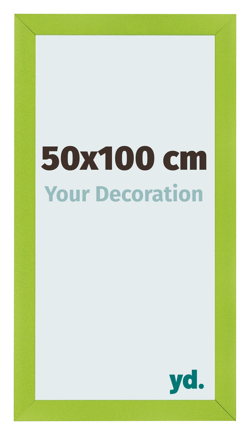 Marco de Fotos 50x100cm Verde MDF Pisa Delantera Tamano | Yourdecoration.es