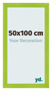 Marco de Fotos 50x100cm Verde MDF Pisa Delantera Tamano | Yourdecoration.es