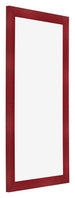 Marco de Fotos 50x100cm Vino Tinto Barrido MDF Pisa Delantera Oblicuo | Yourdecoration.es