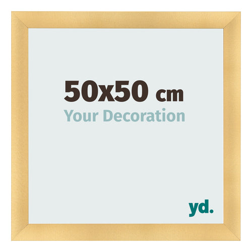 Marco de Fotos 50x50cm Dorado Vintage MDF Pisa Delantera Tamano | Yourdecoration.es