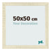 Marco de Fotos 50x50cm Roble Sonoma MDF Pisa Delantera Tamano | Yourdecoration.es