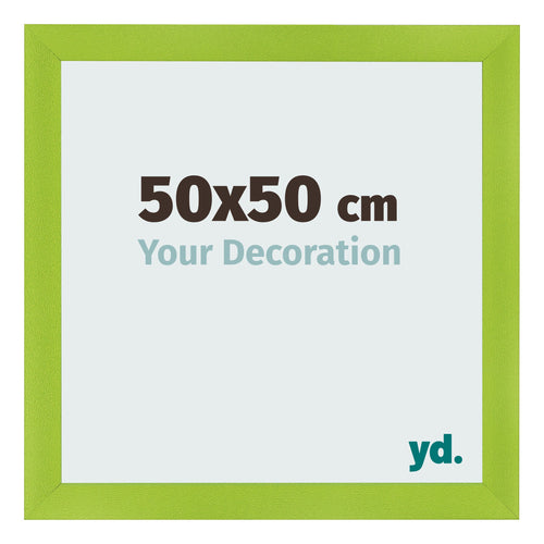Marco de Fotos 50x50cm Verde MDF Pisa Delantera Tamano | Yourdecoration.es