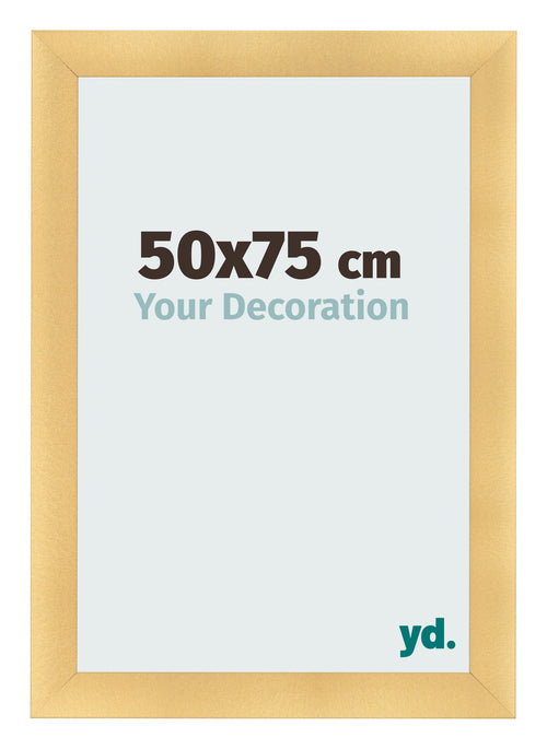 Marco de Fotos 50x75cm Dorado Vintage MDF Pisa Delantera Tamano | Yourdecoration.es