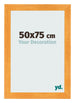 Marco de Fotos 50x75cm Naranja MDF Pisa Delantera Tamano | Yourdecoration.es