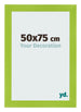 Marco de Fotos 50x75cm Verde MDF Pisa Delantera Tamano | Yourdecoration.es