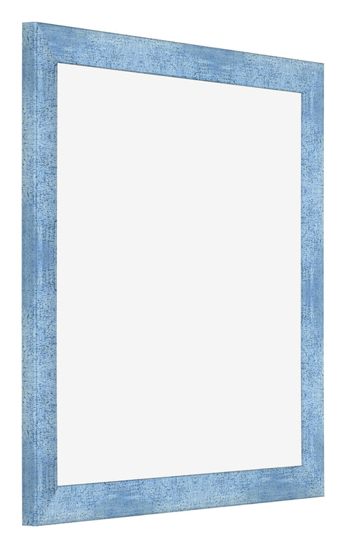 Marco de Fotos 55x55cm Claro Azul Barrido MDF Pisa Delantera Oblicuo | Yourdecoration.es