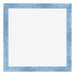 Marco de Fotos 55x55cm Claro Azul Barrido MDF Pisa Delantera | Yourdecoration.es