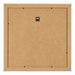 Marco de Fotos 55x55cm Plateado Negro Barrido MDF Pisa Trasera | Yourdecoration.es