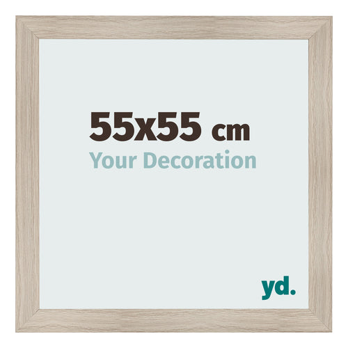 Marco de Fotos 55x55cm Roble Rustico MDF Pisa Delantera Tamano | Yourdecoration.es
