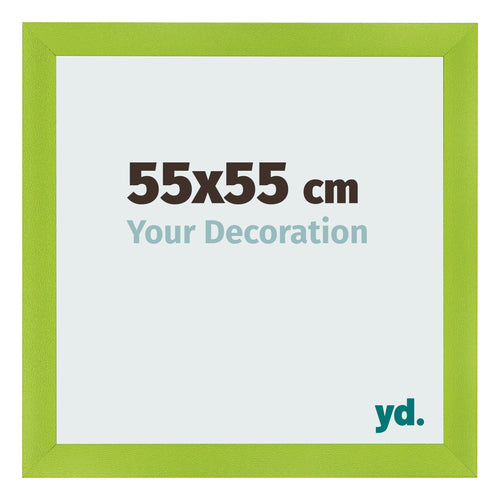 Marco de Fotos 55x55cm Verde MDF Pisa Delantera Tamano | Yourdecoration.es