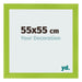 Marco de Fotos 55x55cm Verde MDF Pisa Delantera Tamano | Yourdecoration.es