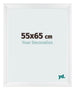 Marco de Fotos 55x65cm Blanco Vintage MDF Pisa Delantera Tamano | Yourdecoration.es
