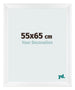 Marco de Fotos 55x65cm Blanco Vintage MDF Pisa Delantera Tamano | Yourdecoration.es