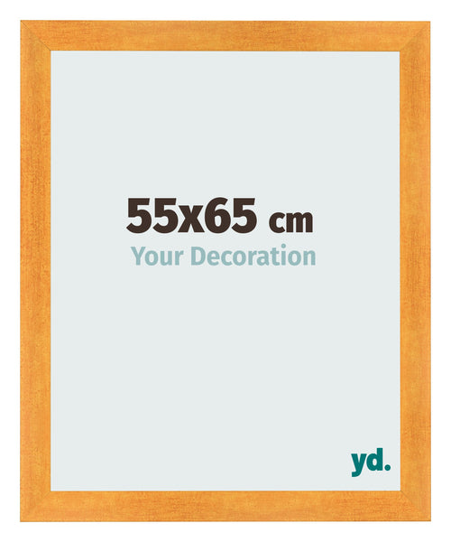 Marco de Fotos 55x65cm Naranja MDF Pisa Delantera Tamano | Yourdecoration.es