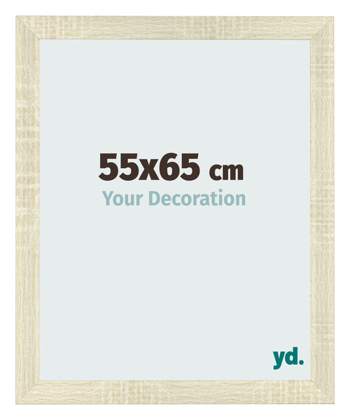 Marco de Fotos 55x65cm Roble Sonoma MDF Pisa Delantera Tamano | Yourdecoration.es