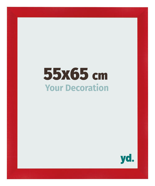 Marco de Fotos 55x65cm Rojo MDF Pisa Delantera Tamano | Yourdecoration.es