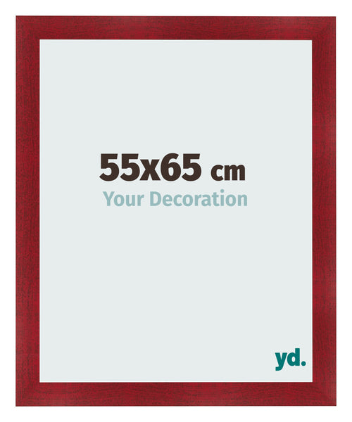 Marco de Fotos 55x65cm Vino Tinto Barrido MDF Pisa Delantera Tamano | Yourdecoration.es