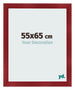 Marco de Fotos 55x65cm Vino Tinto Barrido MDF Pisa Delantera Tamano | Yourdecoration.es