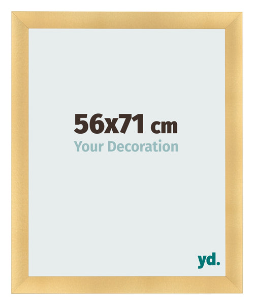 Marco de Fotos 56x71cm Dorado Vintage MDF Pisa Delantera Tamano | Yourdecoration.es