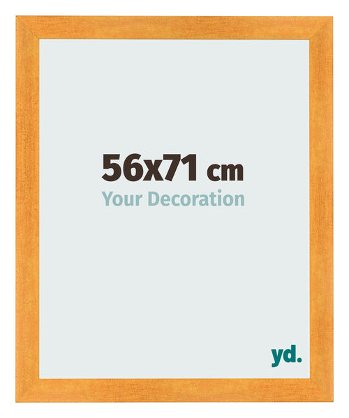 Marco de Fotos 56x71cm Naranja MDF Pisa Delantera Tamano | Yourdecoration.es