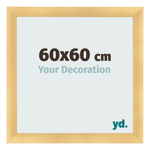 Marco de Fotos 60x60cm Dorado Vintage MDF Pisa Delantera Tamano | Yourdecoration.es