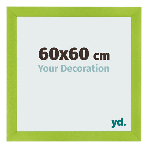 Marco de Fotos 60x60cm Verde MDF Pisa Delantera Tamano | Yourdecoration.es