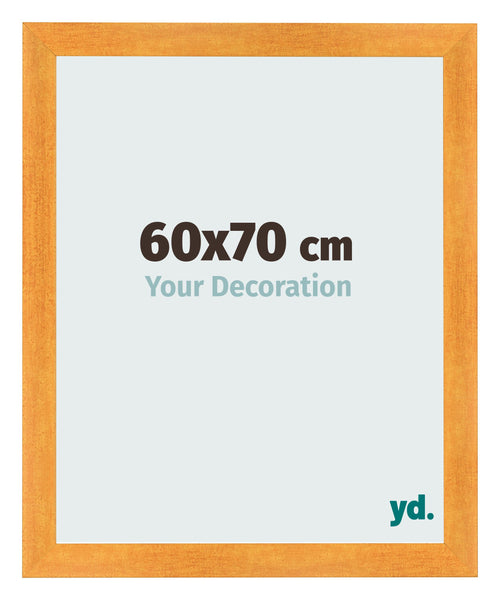 Marco de Fotos 60x70cm Naranja MDF Pisa Delantera Tamano | Yourdecoration.es