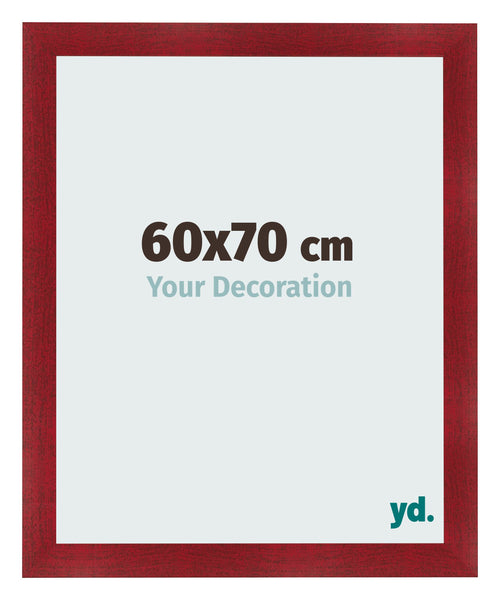 Marco de Fotos 60x70cm Vino Tinto Barrido MDF Pisa Delantera Tamano | Yourdecoration.es